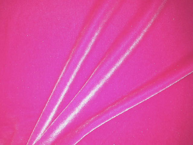 Neon Pink 4-way Stretch Velvet