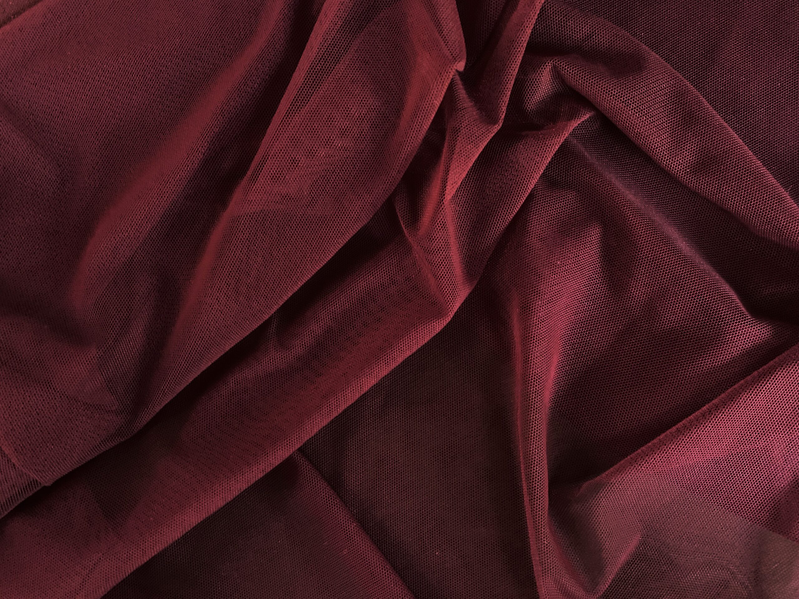 Burgundy Power Mesh 25 - Fabrics In Motion